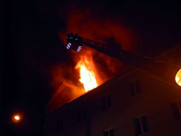 Dachstuhlbrand Merseburger 2004
