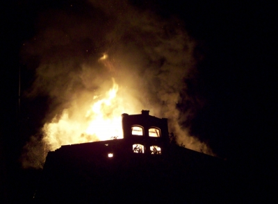 Großbrand Thüringer Bahnhof 2