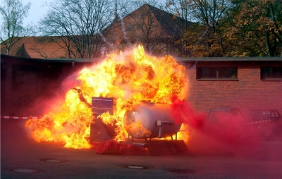 Vorführung Übungsanlage Feuerwache Süd